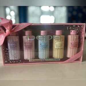 BRAND NEW Bebe Shimmer Body Lotion Set